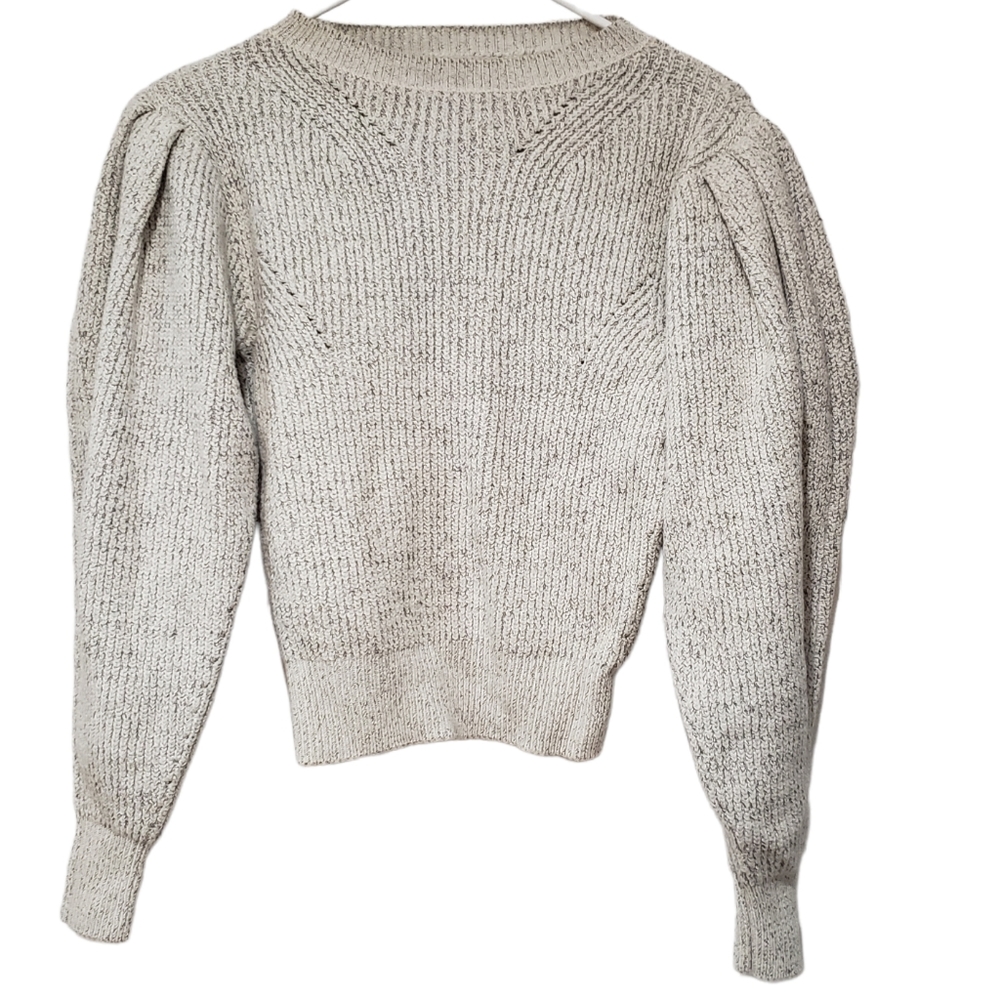 Isabel Marant wool blend light grey knit sweater size 38 us 6